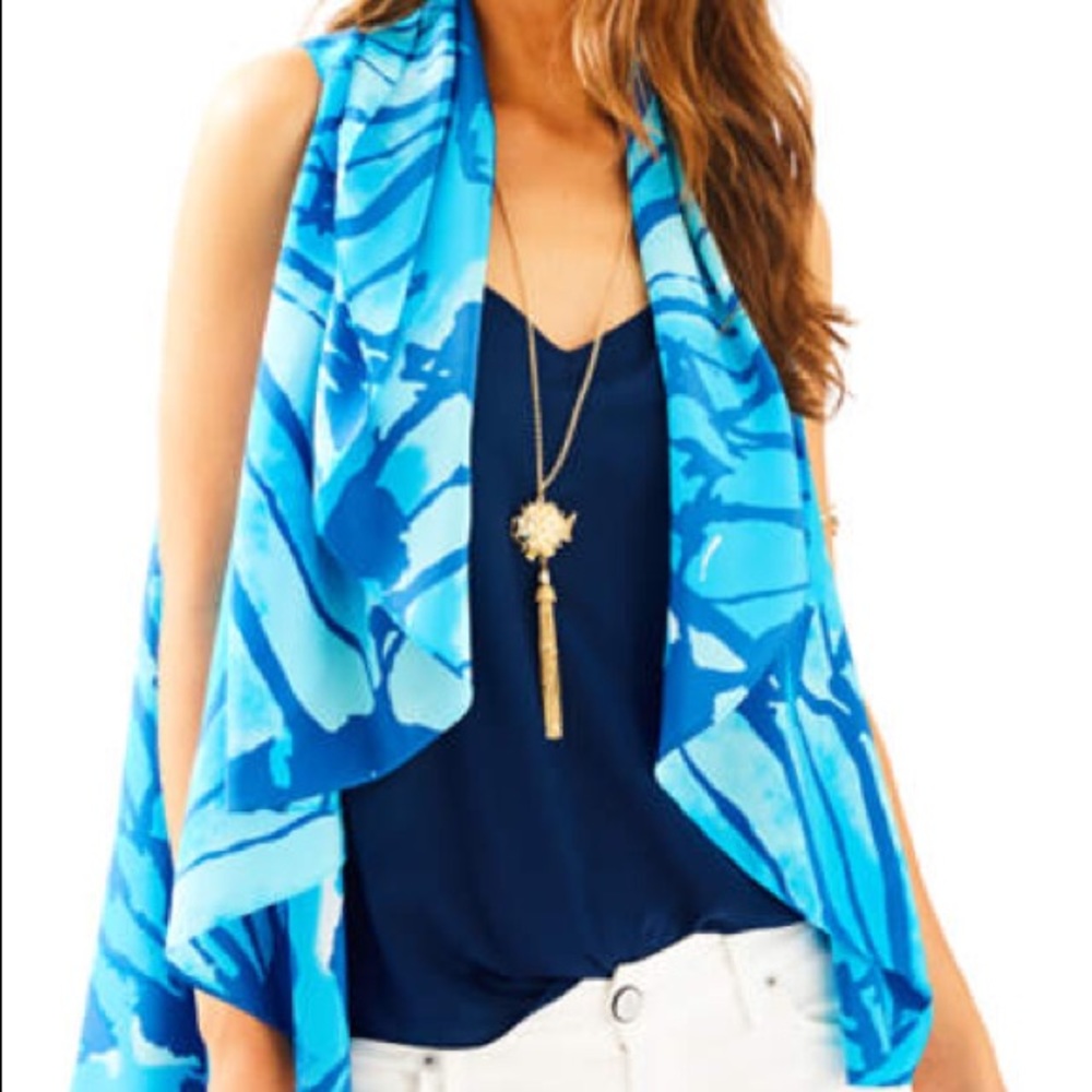 Lilly Pulitzer Stasia Silk Vest - NWT